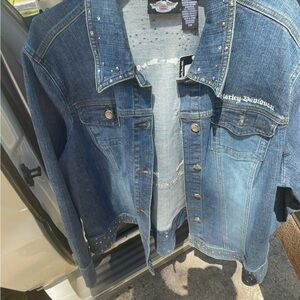 Harley Davidson Blue Denim Jacket